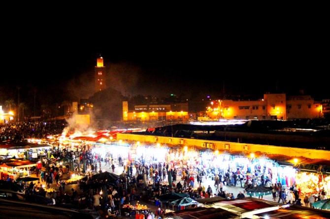 Kotnica zvana Doana al Afna u Marakešu<br>