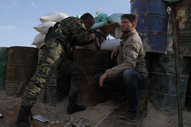 Douma, prva linija ispred grada u okruženju, desetak kilometara istočno od Damaska.