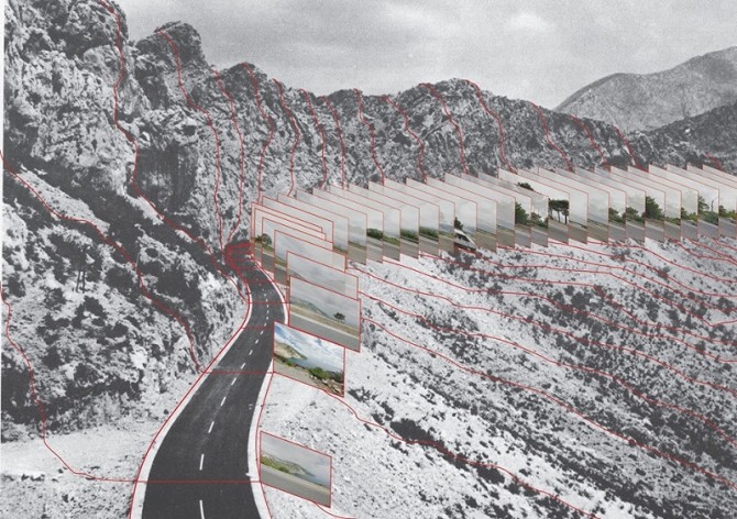 Jadranska magistrala, detalj s izložbe 2, Sevšek i Gamulin